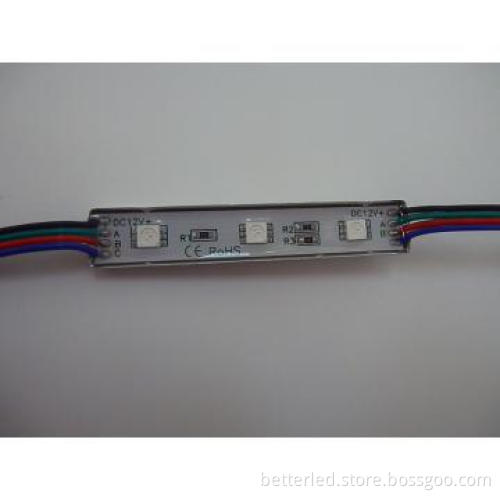 LED module 5050 3led/pcs with plastic cover